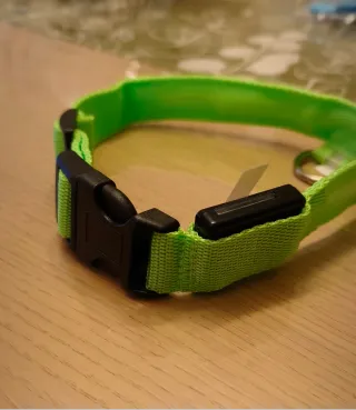 Collare per Cani in nylon con LED M ⭐ Nuovo ⭐