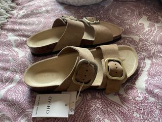 Sandalias Oysho Beige Talla 38