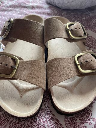 Sandalias Oysho Beige Talla 38