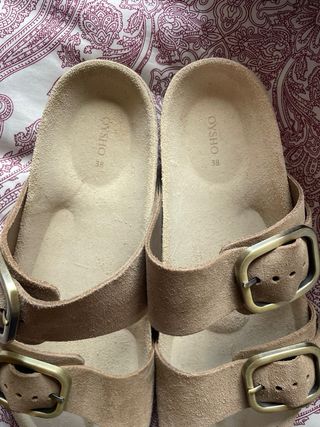 Sandalias Oysho Beige Talla 38