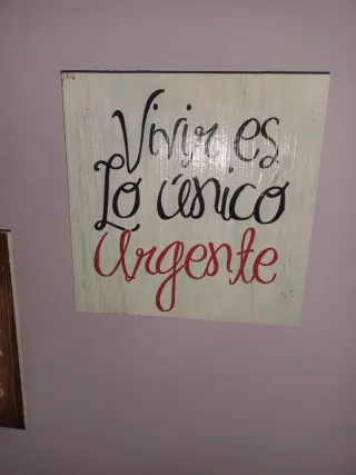 4 Lienzos de Madera Decorativos