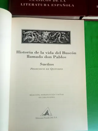 Lote de 4 Clásicos de la Literatura Española.