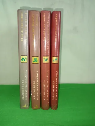 Lote de 4 Clásicos de la Literatura Española.
