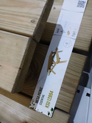 Mesa picnic madera Essential