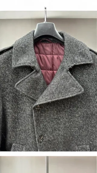 Cappotto John Barritt lana uomo taglia 52