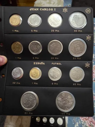 Conjunto Monedas Rey Juan Carlos I