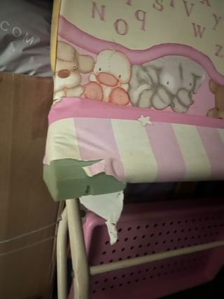 Cambiador y bañera para bebé