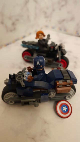 LEGO Marvel 76260 Motos Viuda Negra y Capitán Amér