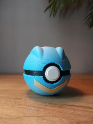 Totodile Inspired Pokeball