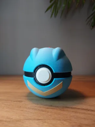 Totodile Inspired Pokeball
