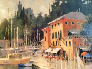 Cuadro Paisaje Portofino