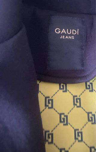 Abrigo/ Chaquetón Gaudí estilo italiano. Neopreno