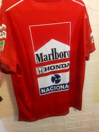 t. L-XL y XXL,C.Ayrton Senna Marlboro Honda, NUEVA