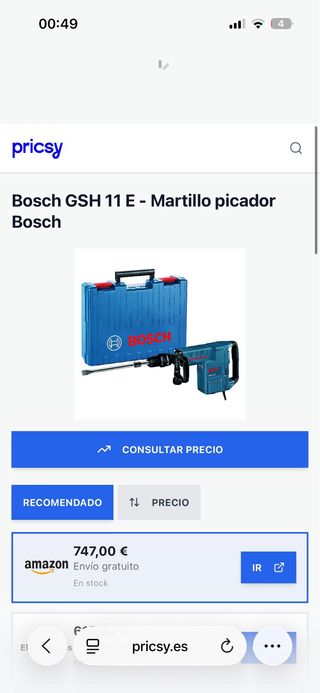 Martillo demoledor Bosch GSH 11 E