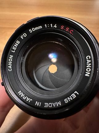 Obiettivo Canon FD 50mm f1.4 SSC