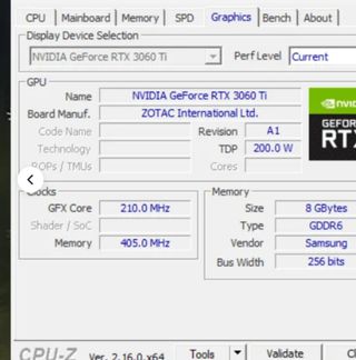 Tarjeta Gráfica Zotac RTX 3060 Ti egpu con fuente