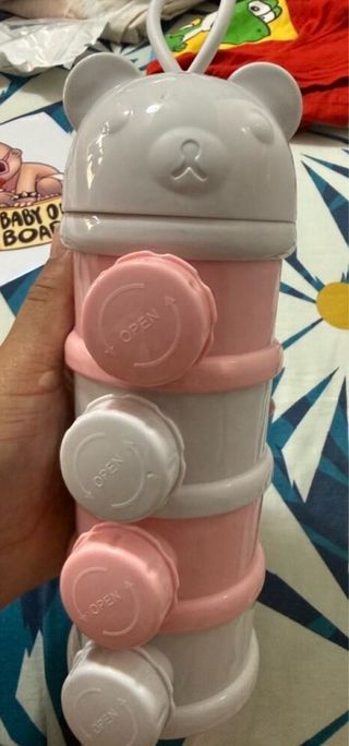 Contenedor de fórmula infantil 3 niveles