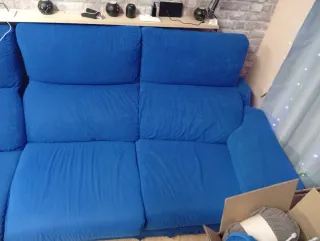 Sofá 4 plazas 3m, 2 secciones