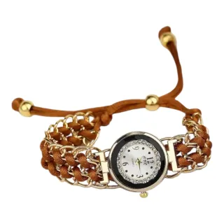 Orologio da donna con bracciale intrecciato