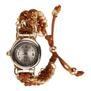 Orologio da donna con bracciale intrecciato