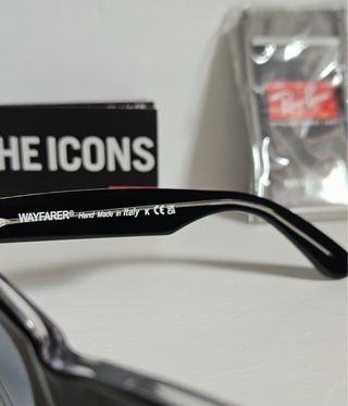 Occhiali Ray Ban Wayfarer Trasparent Black