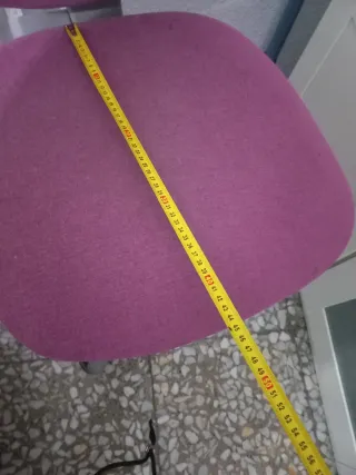 Silla de escritorio ergonómica púrpura