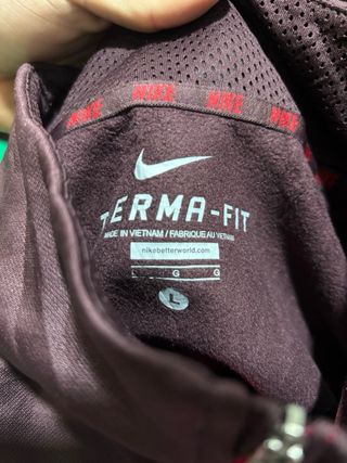 Sudadera Adidas Roja Media Cremallera