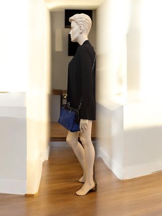 Borsa Michael Kors Pelle Blu/Nera