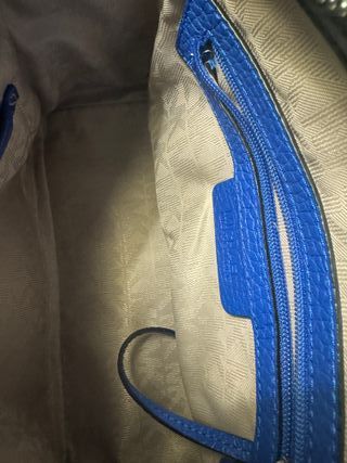 Borsa Michael Kors Pelle Blu/Nera
