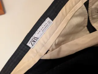Pantalón de vestir Zara cuadros