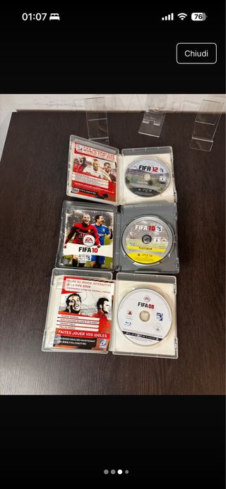 Lotto 3 Giochi FIFA PS3: 08, 10, 12