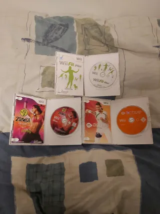 Lote 3 Juegos Wii Fitness: Zumba, Wii Fit Plus, EA