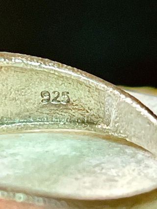 Anillo estilo azteca en plata 925 con circonitas