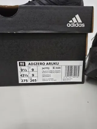 Zapatillas Adidas Adizero Aruku Negras