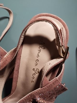 Sandalias Alma en Pena Ante T39,Rosa/nudeSwarovski