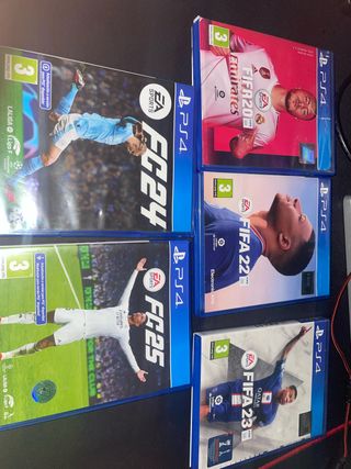 Pack 5 Juegos PS4 FIFA y FC