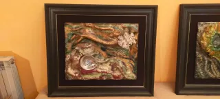 2 Quadri Decorativi Astratti