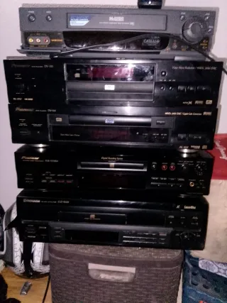 Equipo de música Pioneer DV-525, DV-515, DVR-555