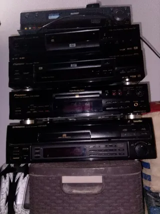 Equipo de música Pioneer DV-525, DV-515, DVR-555