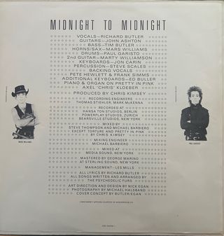 Vinilo Psychedelic Furs - Midnight to Midnight