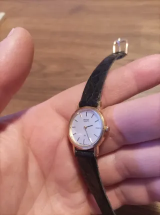 Reloj Ricoh Quartz Dorado