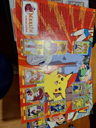 Álbum Cromos Pokémon Merlin ¡Hazte con todos!