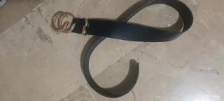 Cinturón mujer hebilla doble serpiente