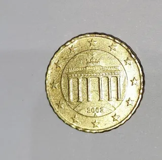 Euro cent Germania con difetto