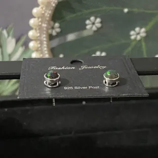 Pendientes Ópalo Natural