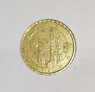 Euro cent Austria con difetto