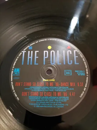 The Police - Maxi Don't Stand So Close To Me'86