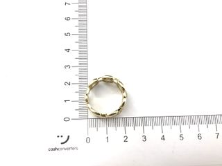 anillo oro 18k con piedra con circonita