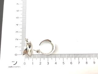 pendientes plata 925mm con piedra con circonita