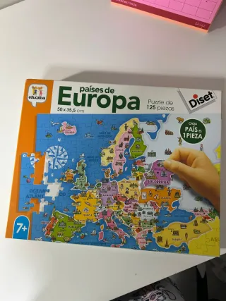 Puzzle Países de Europa 125 piezas Diset